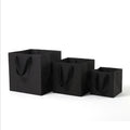 Custom Logo Square Base Kraft Paper Bag Gift Cake Flower Paper Bag With Handle
