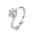 BASQUESUN Factory Wholesale Custom  New Copper Inlaid ZIRCON Simple and Fashionable Open-end Ring