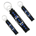 Survival Paracord Keychain Custom Logo Design for Policeman Polices Mom Wife Dad Sister Son Back the Blue Line Key Rings Chains