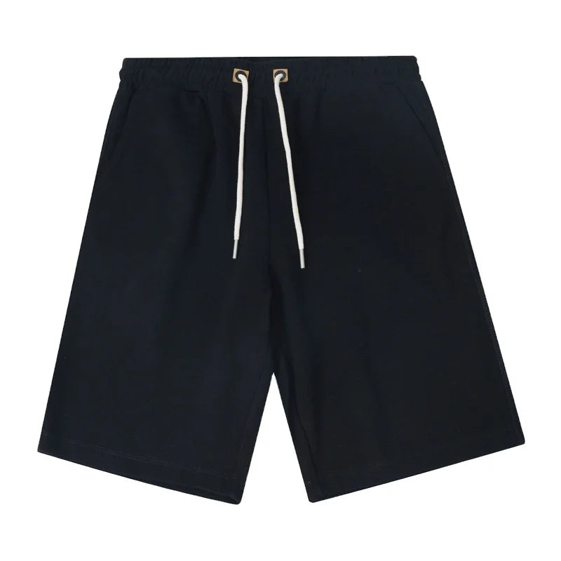 Custom Logo Unisex High Street Essentials Men Sport Shorts Terry Cargo Hip-Hop Short Heavy Cotton 260gsm GYM Casual Men's Shorts