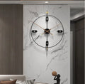 62X50cm Large Metallic Wall Art Clock Customized Home Decor Decoration Watch Living Bedroom Hallway Dropshiping DDP ROHS WEEE
