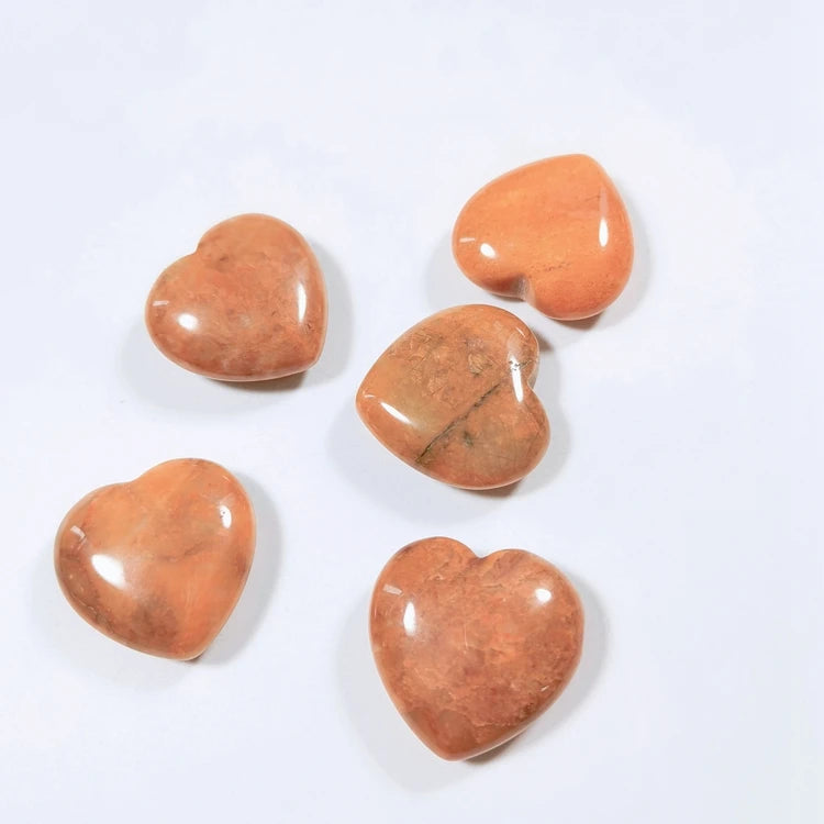 Diy Malay Jade Love Heart-Shaped Stone Earring Necklace Wedding Accessories No Hole jade