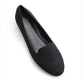 The Women Fashion Cheap Causal Outdoor Black Microfiber Beige Pu Soft Insole slip on Flat Loafer Shoes