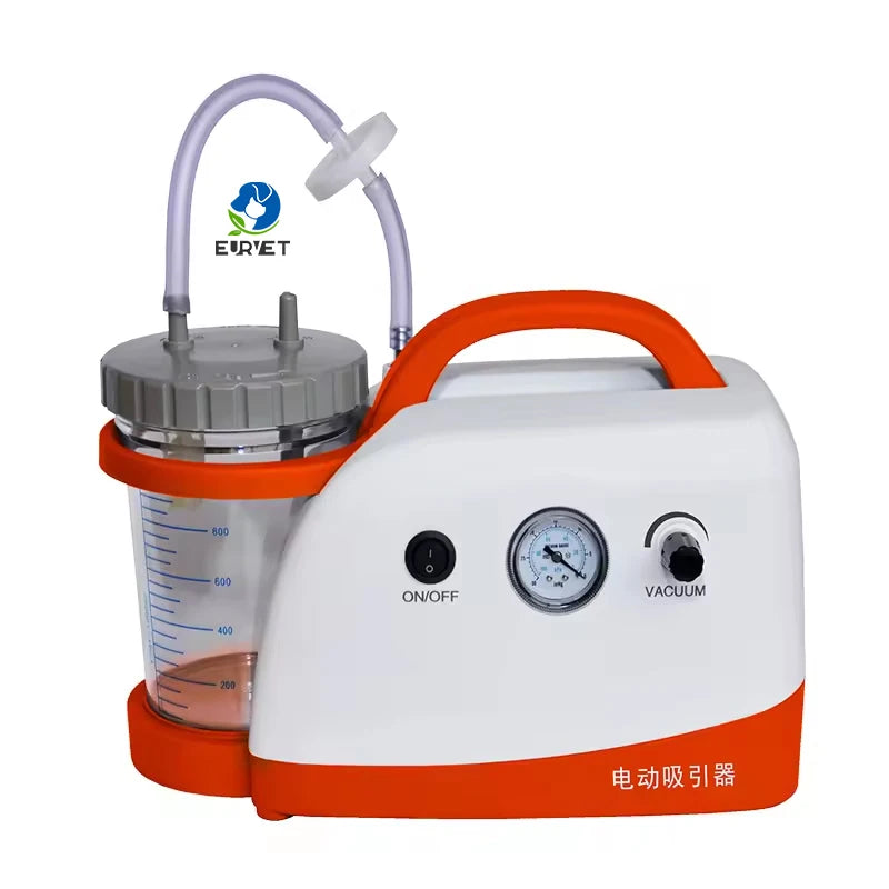 EUR VET Portable Electric Suction Pump for Pet and Dog Veterinary Medical Diagnosis Properties Surgical Equipment