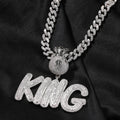 Money Bag Hook Custom Pendant Name Jewelry Personalized INS Iced Out Hip Hop CZ Name Plated Jewelry Custom Chain Women Necklace