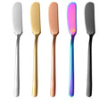 304 Stainless Steel Long Handle Cheese Knife Customizable logo Spatula Stainless Steel Butter Knife