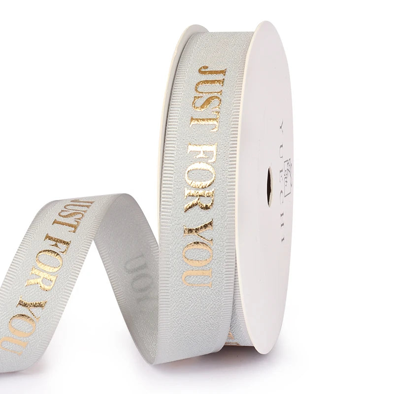 Wholesale Custom Satin Ribbons Tapes Wedding Satin Roll Gift Wrapping Satin Wire Polyester Silk Sublimation Printed Brand Name