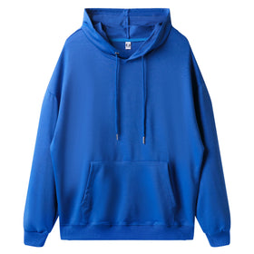 260GSM Polyester Blank Hoodies With Logo Men's Hoody Oversized Streetwear Embroidery logo Custom Mens Hoodie