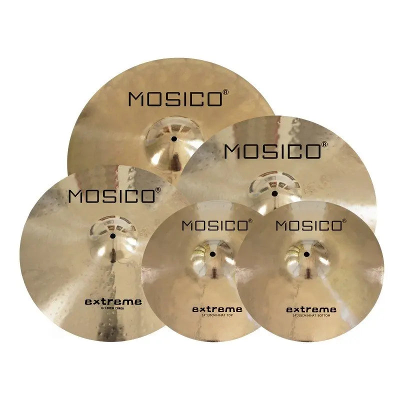 MOSICO Extreme Series 14''hihat+16''crash+18''crash+20''ride B20 Cymbals Set