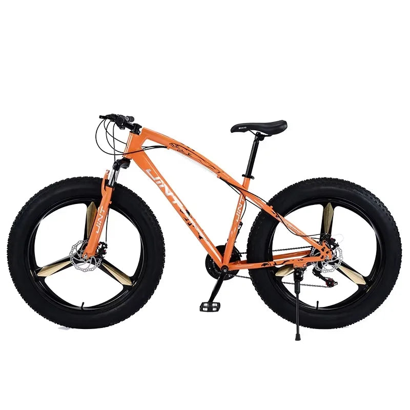Factory Direct 26-Inch Beach Speed Mountain Bicycle with 21-Speed Steel Fork Disc Brake and Fat Tire Wholesale