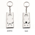 Outdoor Survival Emergency Whistle Keychain Stainless Steel Metal SOS Whistle Three Tube High Frequency