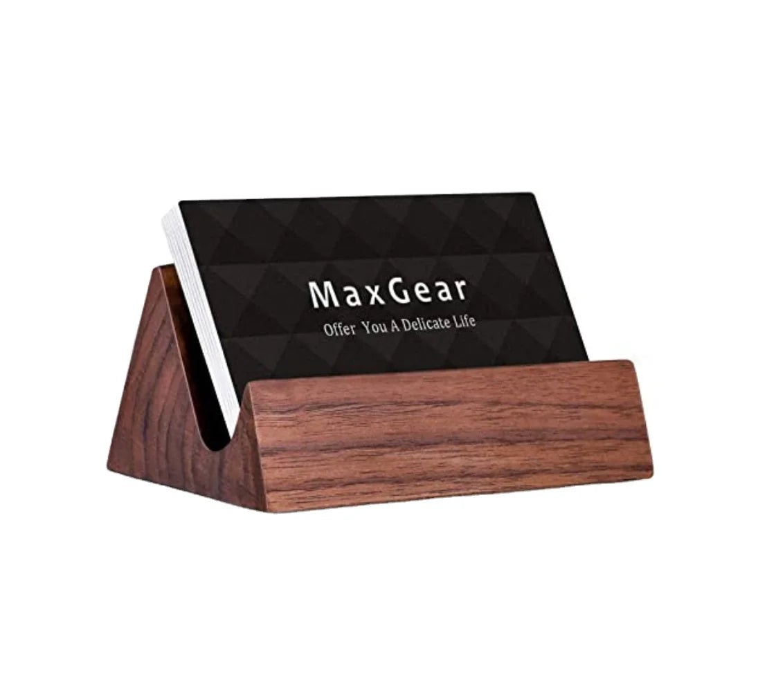 JUNJI Wooden Card Holder for Affirmation Cards Wood Material Menu Utensil Design Piece for Selling Product