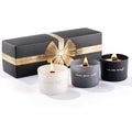Mescente Cheap Home Decor Relaxing Vanilla Scented Candles Pack of 3 Gift Set