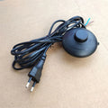 Lighting Accessories DIY Cable Kit EU US 2-Pin Plug Round/Twist 0.75mm 18AWG Textile Cable Dimmer Switch Foot Pedal Switch