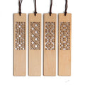 Custom Printed Wooden Bookmark with Tassel Ruler Engraving Bookmarks for Books