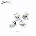 YuenZ Vintage Cat Bead Charms Big Hole Beads European Pendant Fit for Necklace Bracelet DIY Pendants 11*8mm R19