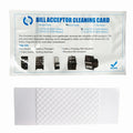 Disposable Grid Style Bill Acceptor PVC Fabric Pre Saturated Flocked Cleaning Card MegaBDM