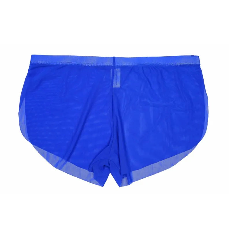 Mesh Brief Boxer Custom Mens Sexy Underwear Trunks