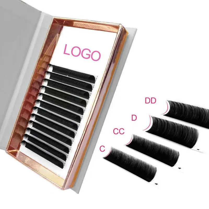 Wholesale Easy Fan Eyelash Extentions Matte Self Fanning Mega Volume Lash Extensions