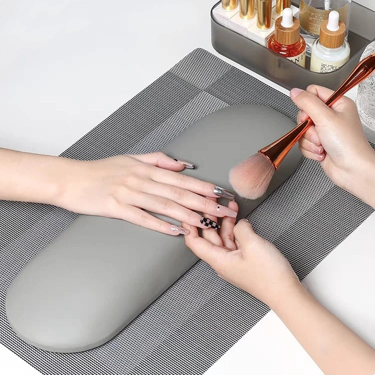 Luxury Japan Nail Art Soft Hand Arm Cushion Pillow Nail Rest Manicure Leather Nail Hand Pillow