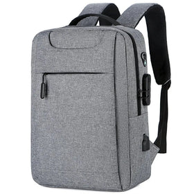 2026 New Waterproof Oxford School Backpack Durable 15.6 Inch Teenager Laptop Bag USB Wholesale Business Travel