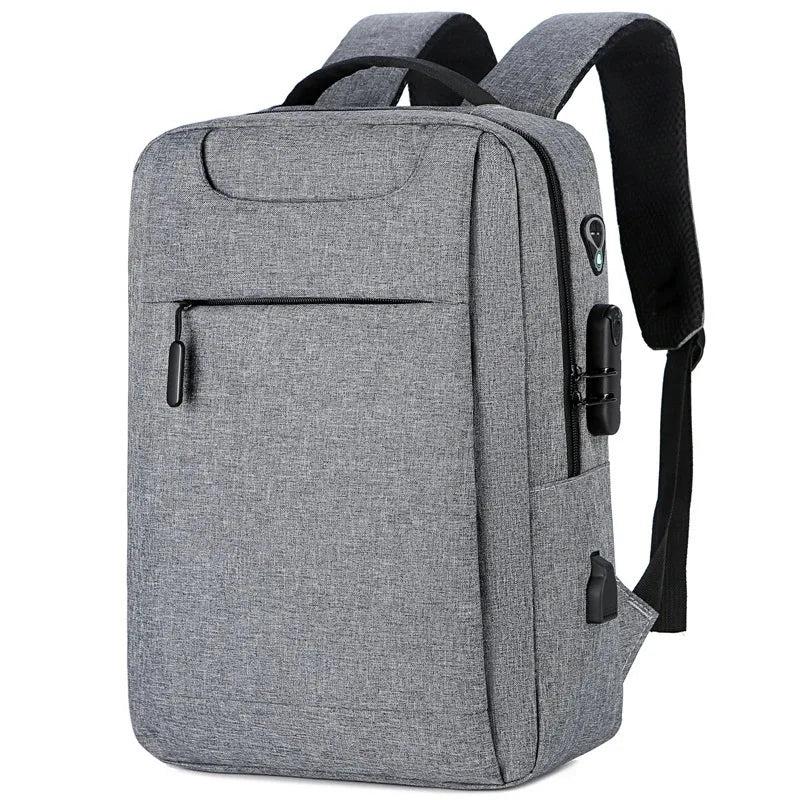 2026 New Waterproof Oxford School Backpack Durable 15.6 Inch Teenager Laptop Bag USB Wholesale Business Travel