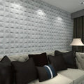 Interior Decor and Removable Customization Wall Sticker Pvc 3d Wall Panel White