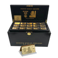 Wholesale Item 270pcs Zimbabwe Gold Plated Gold bar Ingots Golden Silver Bullion Coin Gift for Collection