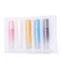 10ml Thick Mini Small Glass Essential Oil Roll on Bottle Refillable Perfume Roller Bottle with White Paper Box
