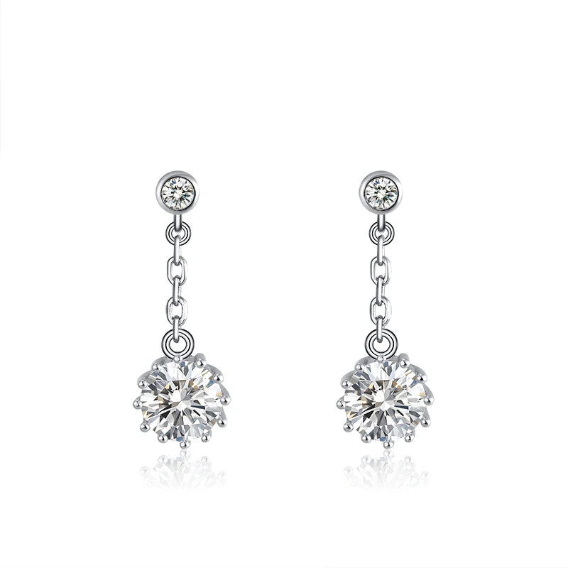 RINNTIN SE266 S925 Hoop Earrings Fashion Earrings Women Jewelry Earrings