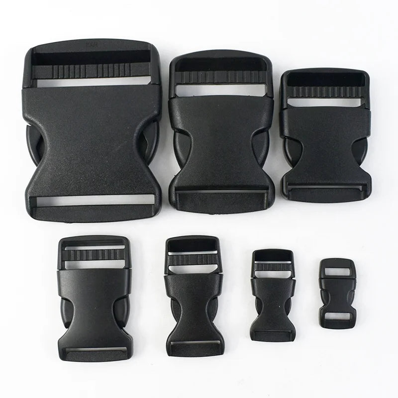 Meetee BK477 1-5cm Bag Accessories DIY Handmade Shoulder Bag Strap Quickly Release Buckle Plastic Adjustable Buckle for Backpack