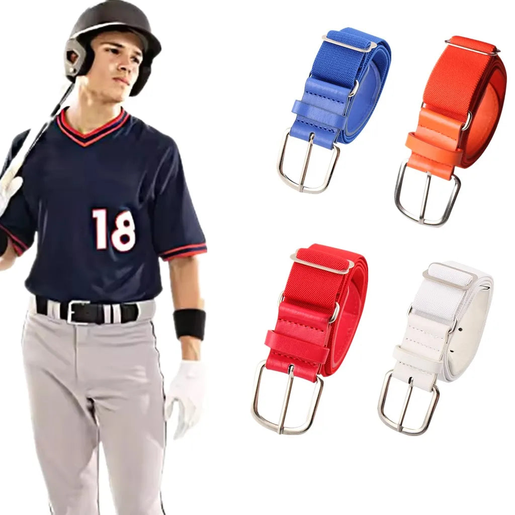 Outdoor Wholesale Oem logo Custom Elastic Stretchy Training Sports Baseball Belt Adjustable Waistband Softball Belt