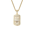 CN312 Bling Bling Brass CZ Micro Prong Setting Zircon Pendants Iced Out Hip Hop Necklace