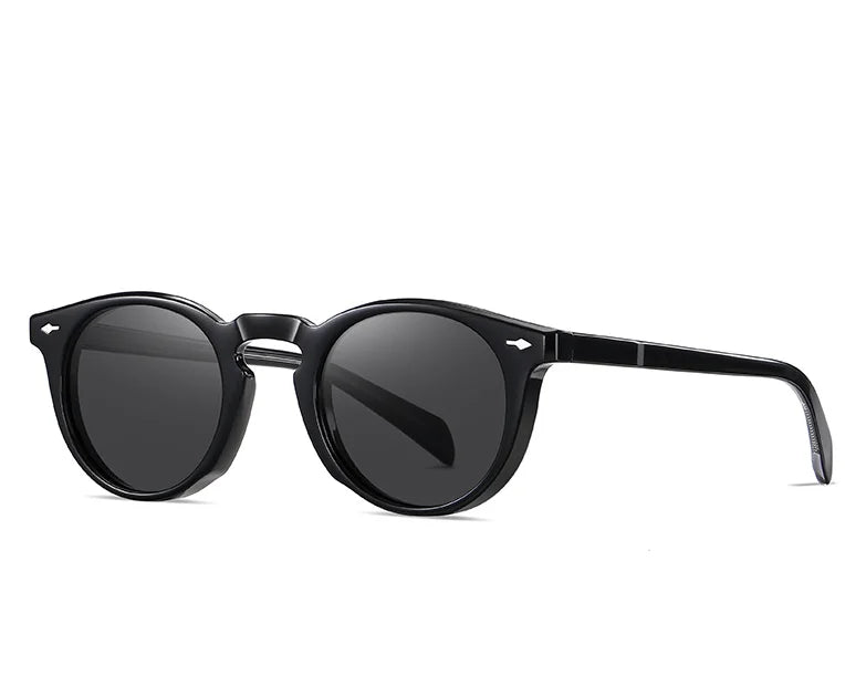 2025 New Fashion Women Vintage Promotional Sunglasses Custom Logo Uv Protection Polarized Men Full Rim Acetate Sunglasses