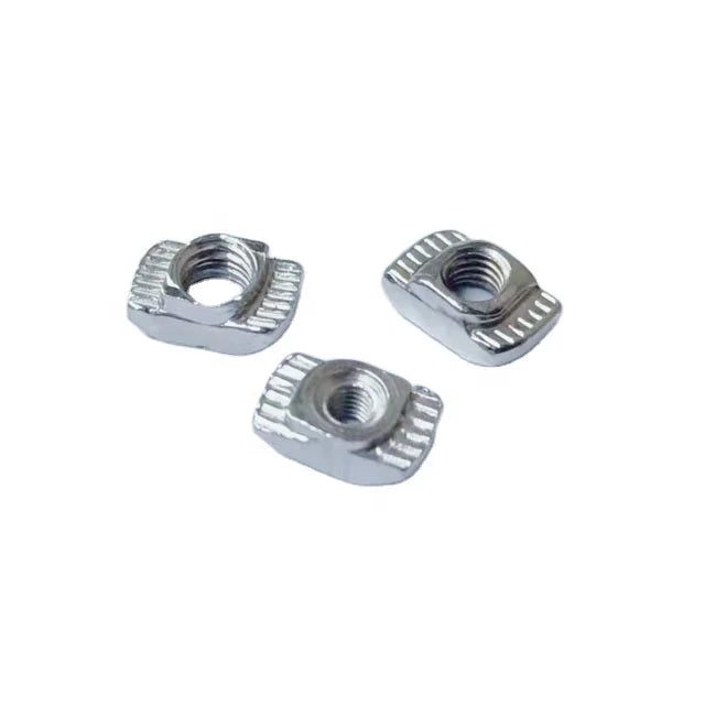 DIN Metric 6-Slot Wing Nuts Nickel-Plated Aluminum Profile Connection Sliding T Nut