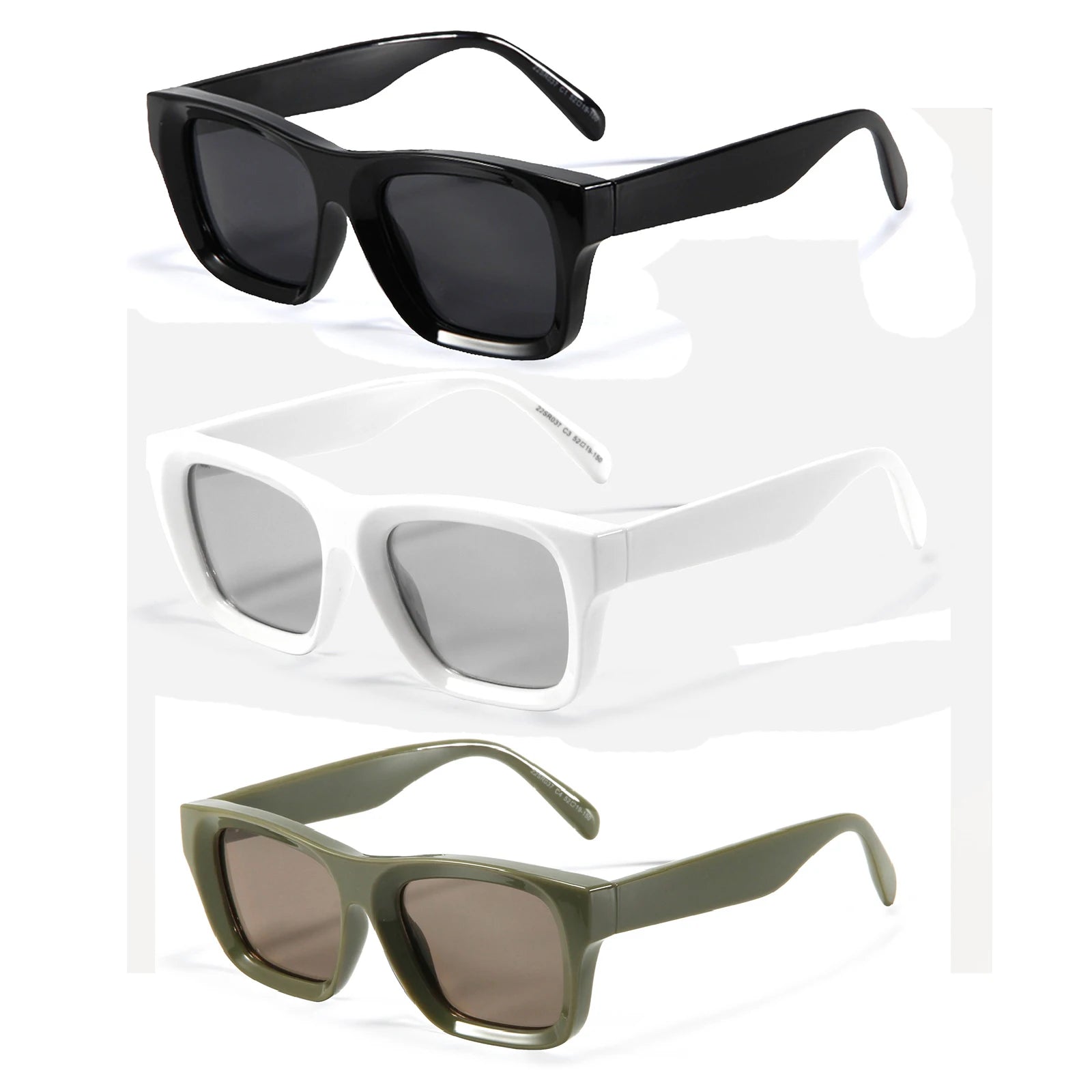 Wholesale Vintage Oversized square Sunglasses Shades Mens Custom logo Retro Polarized Sun Glasses Women