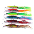 Hengjia High Quality Lifelike Octopus Squid Jig Fishing Lure 14cm/40g 6 Colors Available Fishing Bait with Treble Hook