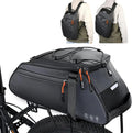2024 New Factory 3 in 1  10L High-Reflective Bicycle Rear Rack Trunk Storage Bags  E-Bike Pannier Saddle Shelf Bag Backpack