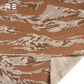 NYCO5050 Rip-stop Desert Tiger Stripe Camouflage Printed Nylon Cotton Mil-spec Fabric Durable Tactical Uniform Dress NIR Treated