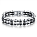 Wholesale Stainless Steel Biker Bracelets Chunky Men's Motorcycle Chain Bracelet Wristband Bicycle Men Hand Jewelry