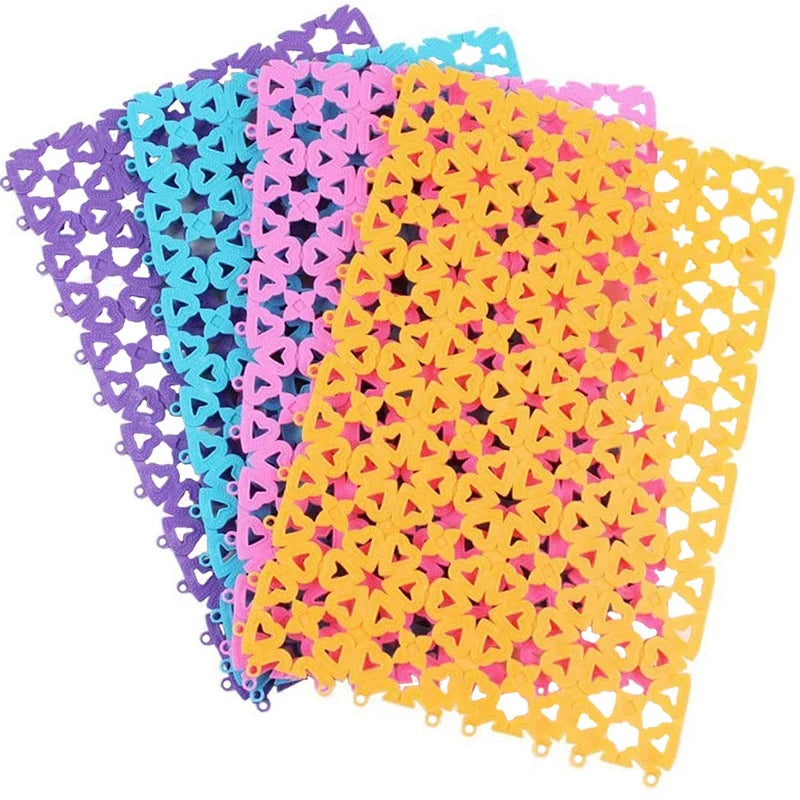 Factory Wholesale Breathable Plastic Dog Cage Matting Kennel FloorCat and Dog Mat Rabbit Cage Non-slip Pet Mat Mesh Pad