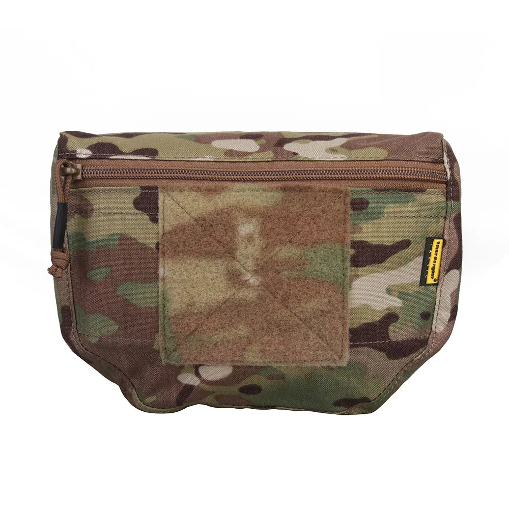 Emersongear Cordura 500D Nylon Camouflage Tactical Bag Armor Carrier Drop Pouch Molle Bag Waist Pouch for AVS JPC CPC Vest