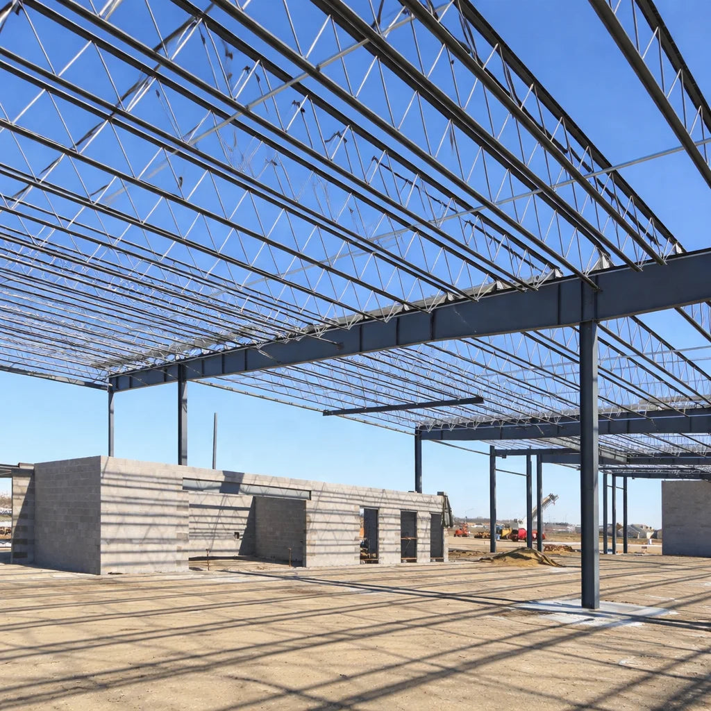 European CE Certified Cost-Effective Modern Prefabricated Steel Structure Building High Quality Office/Warehouse/Mall Hotel Use