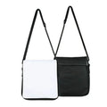 Fashionable Sublimation Blank Small Polyester Canvas Shoulder/Crossbody Messenger Bag with DIY Photo Print and GEOMETRY Pattern