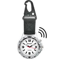 American English Men's Talking Watch With Keychain Carabiner for Elderly and Visually Impaired Loud Sound for Sports Outdoor MegaBDM