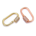2021 New Wholesale Jewelry 925 Sterling Silver Accessories Screw Bracelet Clasp for Necklace Making