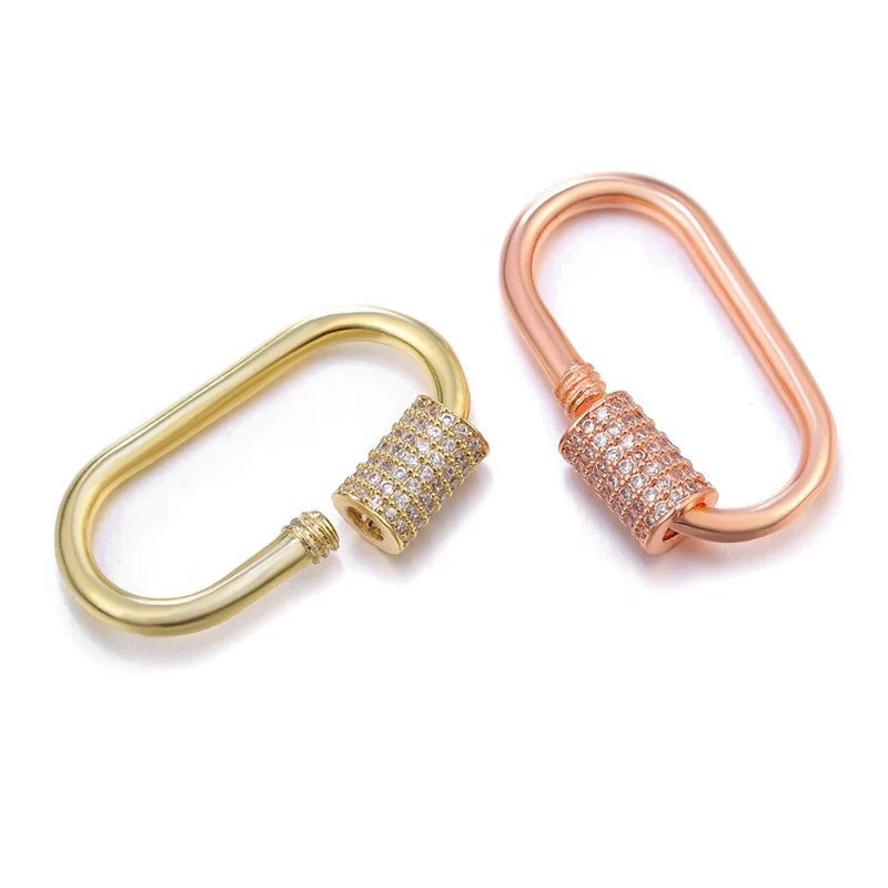 2021 New Wholesale Jewelry 925 Sterling Silver Accessories Screw Bracelet Clasp for Necklace Making