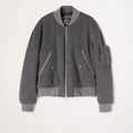 OEM Quality Wool Blend Bomber Zipper Cropped Jacket for Men Mens Winter Jackets