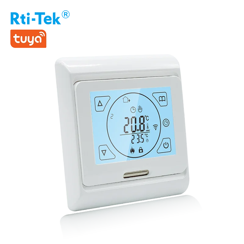 WiFi Smart Electric Heating Thermostat Touch Screen Programmable for Apartment Floor Heating