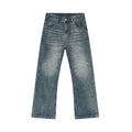 2025 Premium Quality Jeans Wholesale China Highstreet Ready to Ship Vintage Jeans Blue Bootcut Jeans for Men